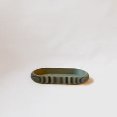 Plateau (bijoux et petits objets) - L: 8,6" P: 4.5" H: 1.2" - Sauge