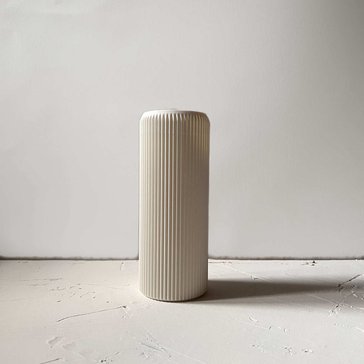 Vase L'Élancé pour fleurs séchées - Blanc