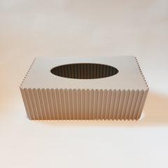 Couvre-Boîte Le Rayé Hauteur 2 plis Greige