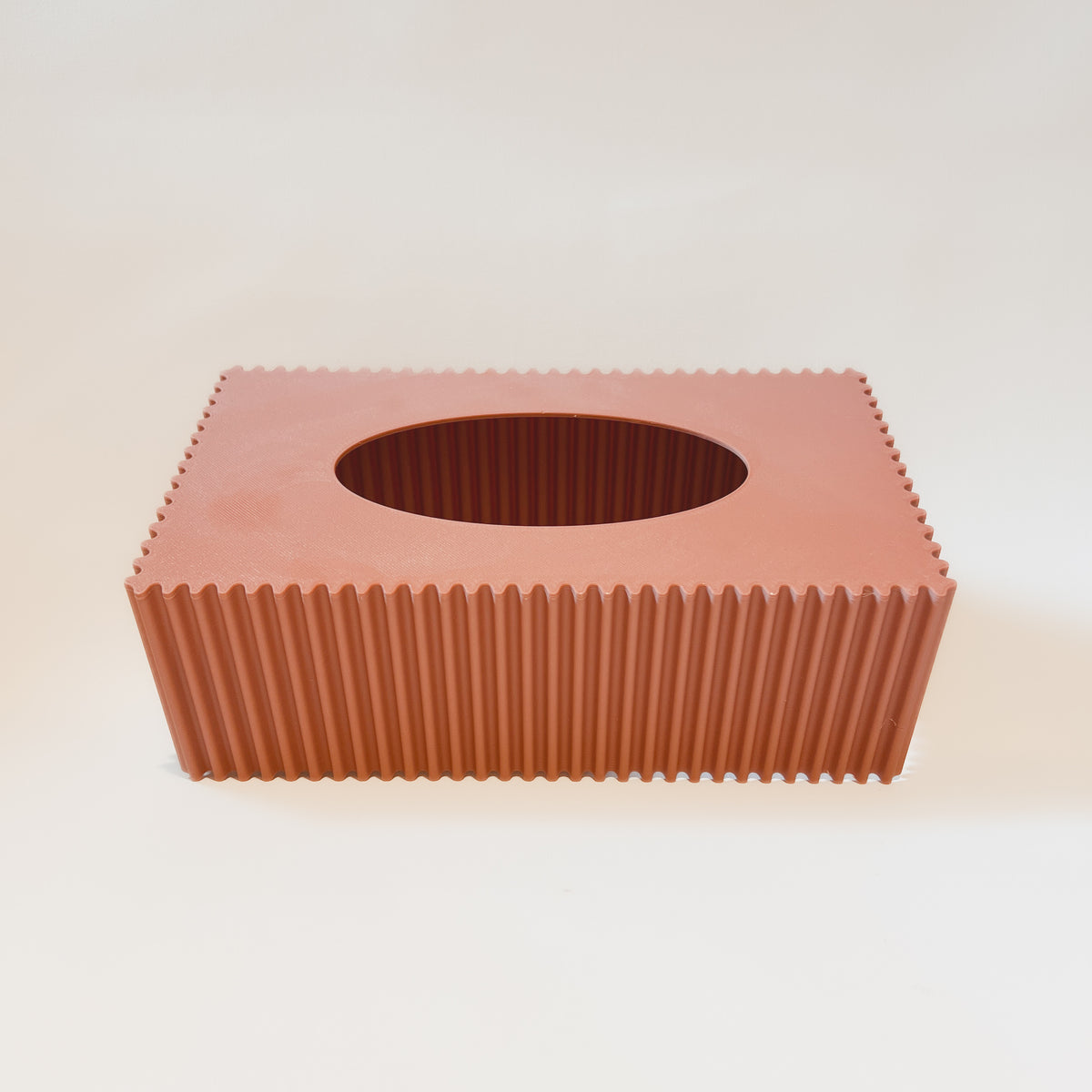 Couvre-Boîte Le Vagué Hauteur 2 plis Terracotta