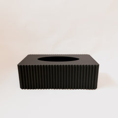 Couvre-Boîte Le Rayé - Hauteur standard - Noir