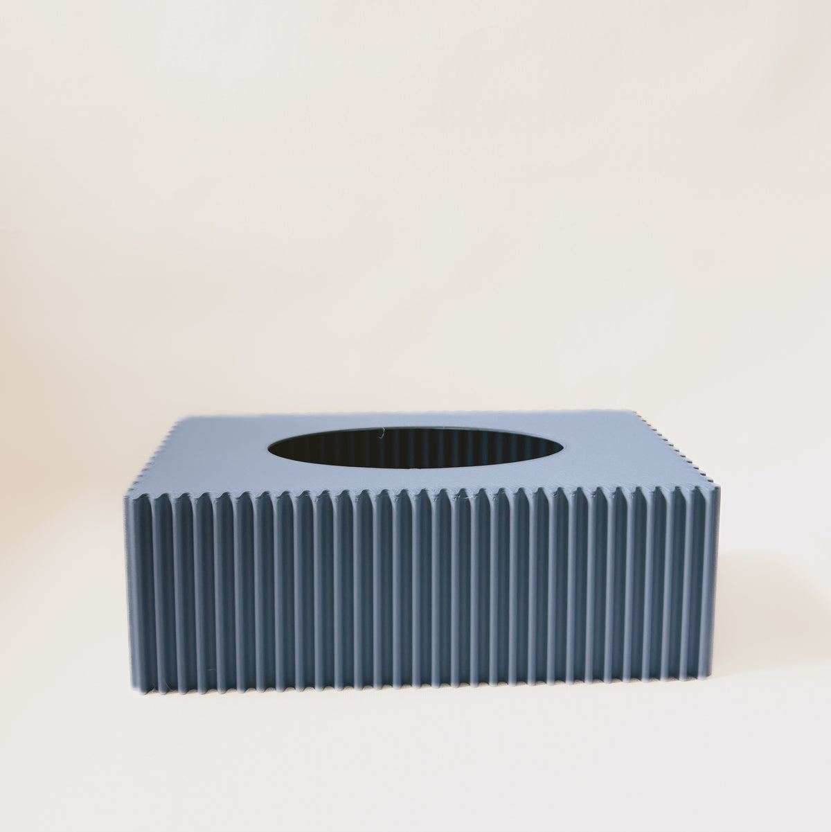 Box Cover The Striped Height 2 ply Greige