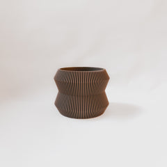 Cache-pot Le Rayonnant - 4 po - Moka